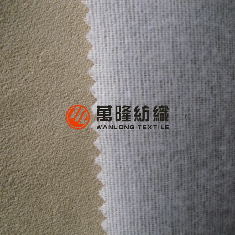 microfiber suede fabric bonded with TC cloth for sofa